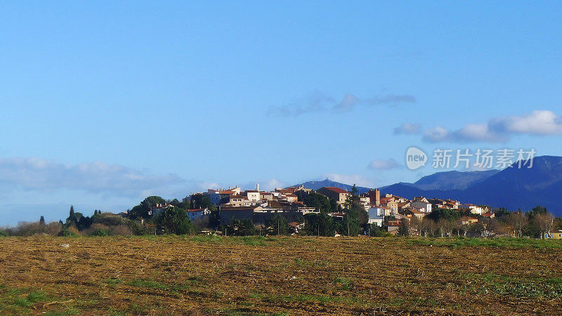 Banyuls Dels Aspres在冬天